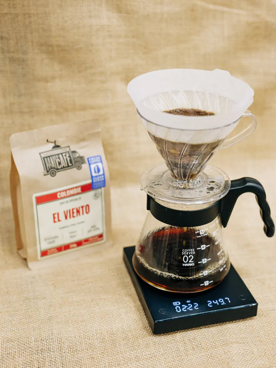 CAFEMASY Porte-filtre à Café Avec Couvercle - Support Pour Filtres V60 Et Cônes