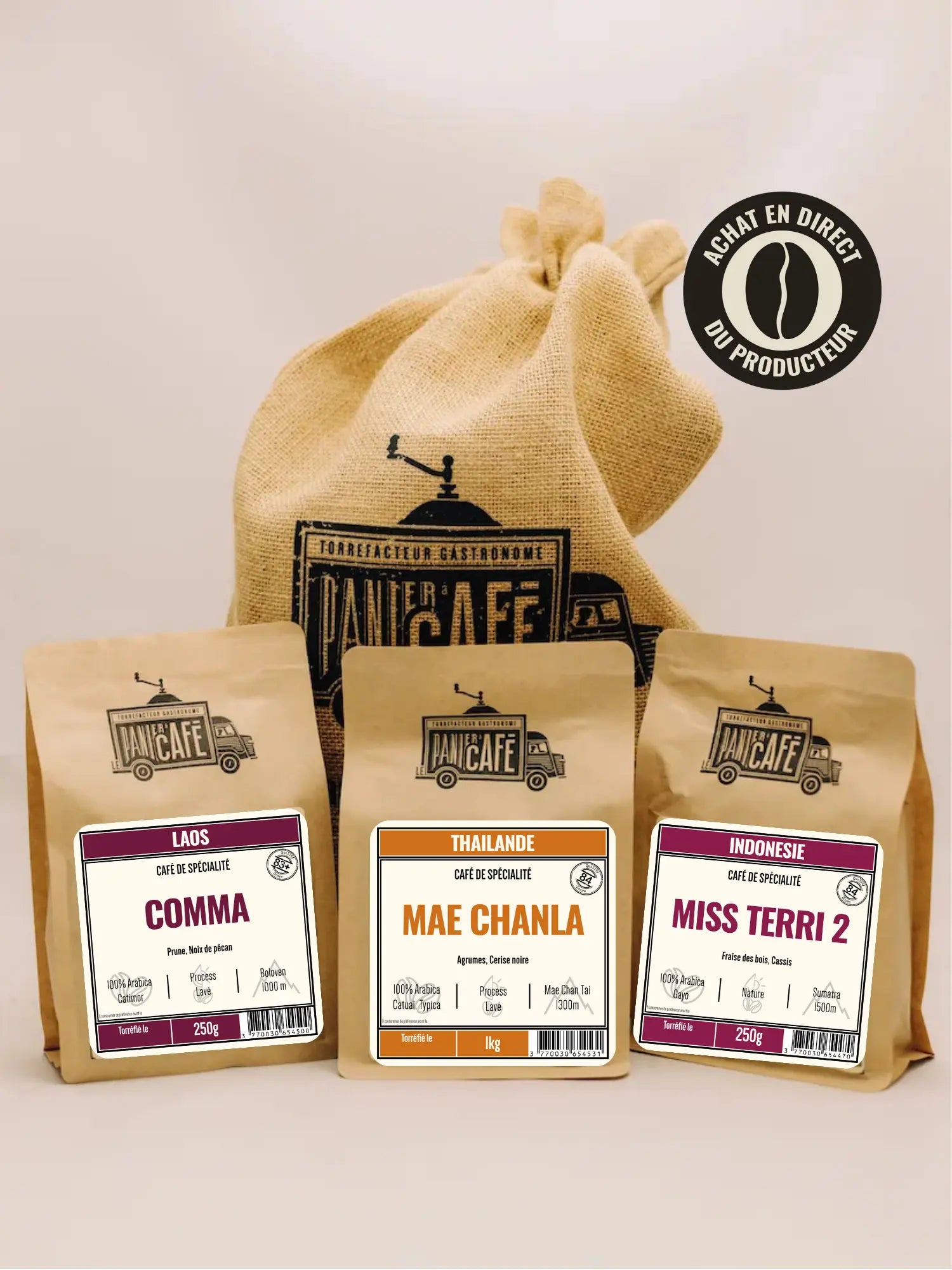 Coffret  Café Trio Asiatique